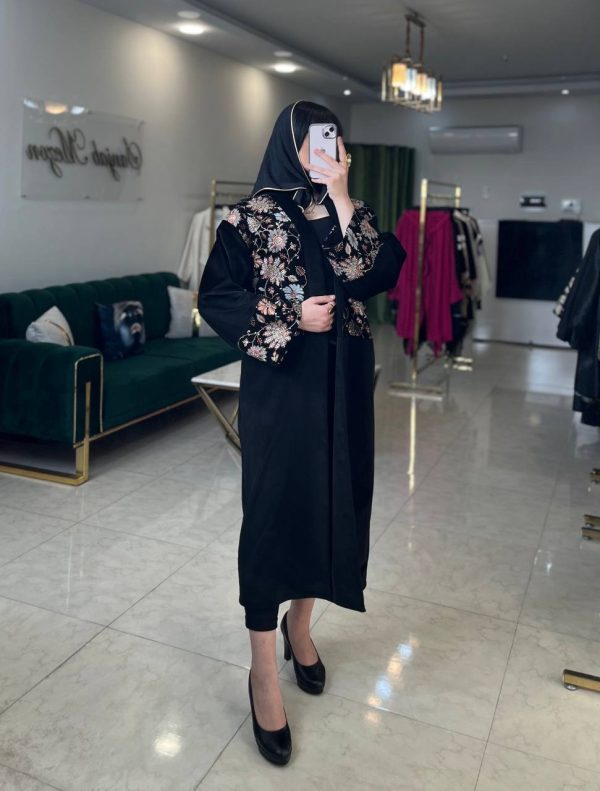 مانتو مجلسی مخمل سوزندوزی هندی