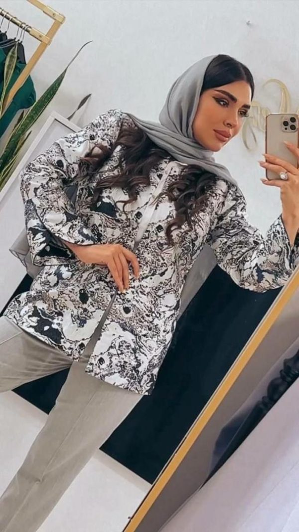 مانتو مجلسی زمزد کوتاه
