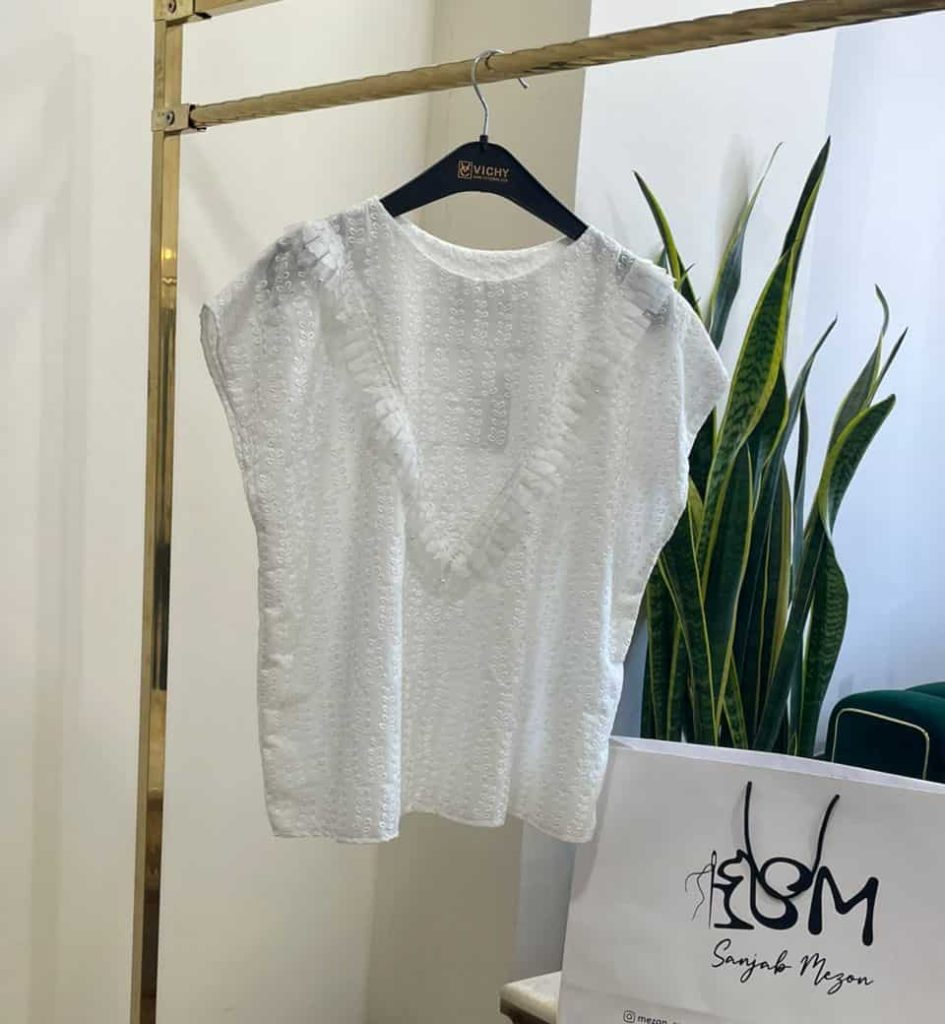 تاپ مجلسی خامه دوزی کد 8009