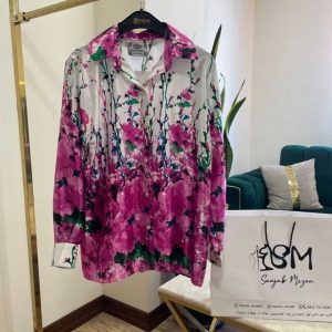 شومیز مجلسی ساتن کد 8012