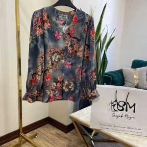 شومیز کرپ باربی کد 8013